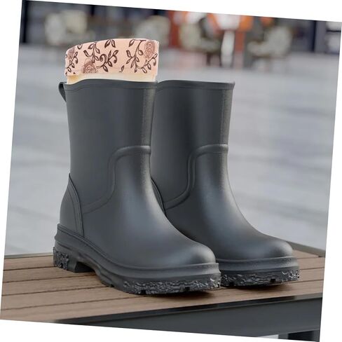 Operitacx 1Pair Detachable Insulated Boot Liners for Women Comfortable Winter Boot Covers for Outdoor Adventures Hunting Cold Weather for Rain Boots in Saudi Arabia