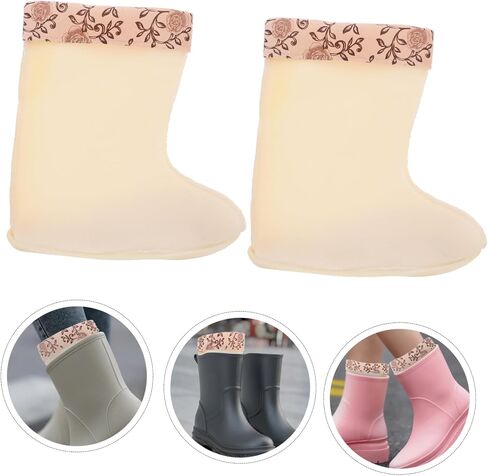 Operitacx 1Pair Detachable Insulated Boot Liners for Women Comfortable Winter Boot Covers for Outdoor Adventures Hunting Cold Weather for Rain Boots in Saudi Arabia