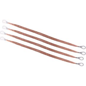 4pcs 11.4 "محرك النحاس كابل حزام الترابط الأرضي للسيارة إطار جدار حماية جدار الحماية in Kuwait