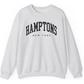 Hamptons New York Adult Unisex Crewneck Sweatshirt in Kuwait