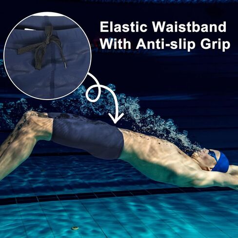 HYCOPROT Men's Athletic Swimsuit Jammer, Compression Swimming Trunks Swim Shorts for Professional Racing Training in Saudi Arabia