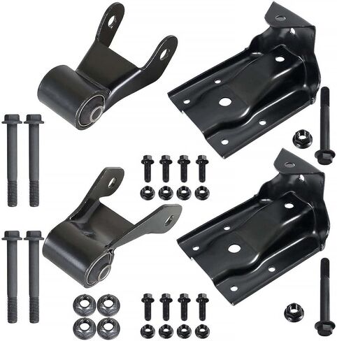 722-032 722-029 مجموعة شماعات شماعات شماعات الربيع الخلفية متوافقة مع 1999-2013 Chevy Silverado 1500 لـ 99-13 GMC SIERA in Kuwait