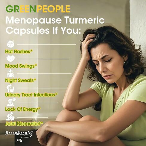 Menopause Supplement for Women - Hormone Balance for Women Night Sweats,Hot Flashes,Mood Swings,Black Cohosh/Ashwagandha/Turmeric/Probiotic Compound - 120 Capsule Vegan Gluten-Free in Saudi Arabia