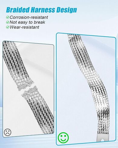 10 AWG Engine Copper Strap Strap Strap Kit Respion Respion 40140 ، 3pcs 11 incl straps fortraps ، 1pc 14 inst stermining terminal for automotive car cars frame ، with 6 procks in Kuwait