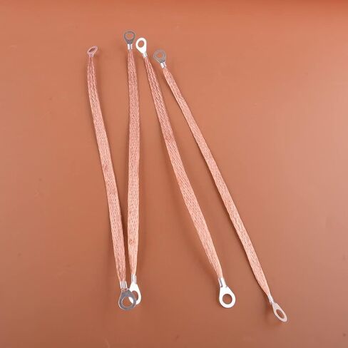 4pcs 11.4 "محرك النحاس كابل حزام الترابط الأرضي للسيارة إطار جدار حماية جدار الحماية in Kuwait