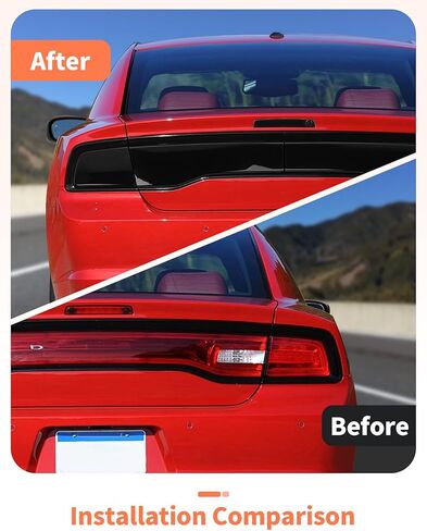 غطاء مصباح ضوء الذيل ثالث غطاء ضوء الفرامل الثالث ملاءمة لشاحن دودج 2011 2012 2013 2014 in Kuwait