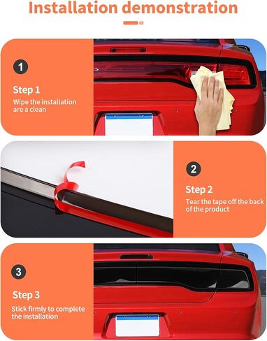 غطاء مصباح ضوء الذيل ثالث غطاء ضوء الفرامل الثالث ملاءمة لشاحن دودج 2011 2012 2013 2014 in Kuwait