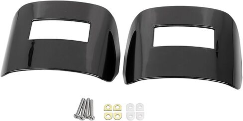 Chrome Taillight Cover Motorcycle Rear Tail Light Visor Cover Fit for Harley Softail Sportster Dyna Touring Road King Electra Street Glide 1973-2023 in Saudi Arabia