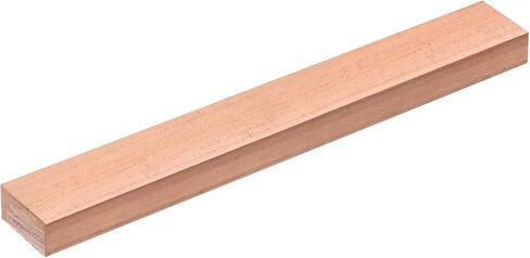 uxcell Copper Flat Bar, 0.31" Thickness x 1.18" Width x 5.91" Length Copper Bus Bar Stock Plate Mill for Electrical (8mm x 30mm x 150mm) in Saudi Arabia