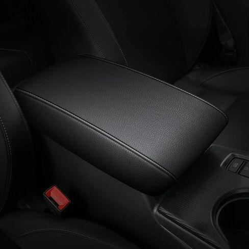 AOMSAZTO Black Armrest Covers for 2016-2023 Nissan Maxima Leather Console for Maxima in Saudi Arabia