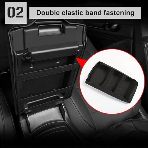 AOMSAZTO Black Armrest Covers for 2016-2023 Nissan Maxima Leather Console for Maxima in Saudi Arabia