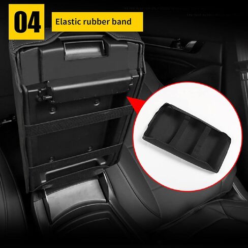 AOMSAZTO Black Armrest Covers for 2016-2023 Nissan Maxima Leather Console for Maxima in Saudi Arabia