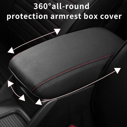 أغطية ذراع Aomsazto الأسود للفترة 2016-2023 Nissan Maxima Leather Console for Maxima in Saudi Arabia