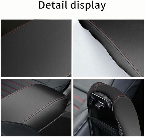 أغطية ذراع Aomsazto الأسود للفترة 2016-2023 Nissan Maxima Leather Console for Maxima in Saudi Arabia