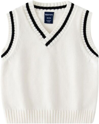 Meufam Toddler Baby Boys Casual Spring Basic V-te-sikeveless solid solid tank sweater stift stifice stit in Saudi Arabia