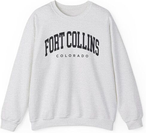 Fort Collins Colorado Adult Unisex Crewneck Sweatshirt in Kuwait