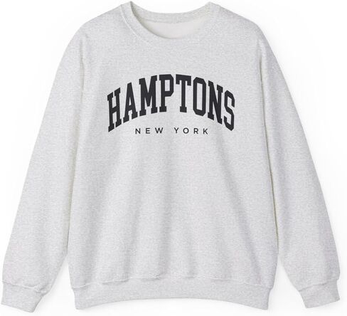 Hamptons New York Adult Unisex Crewneck Sweatshirt in Kuwait