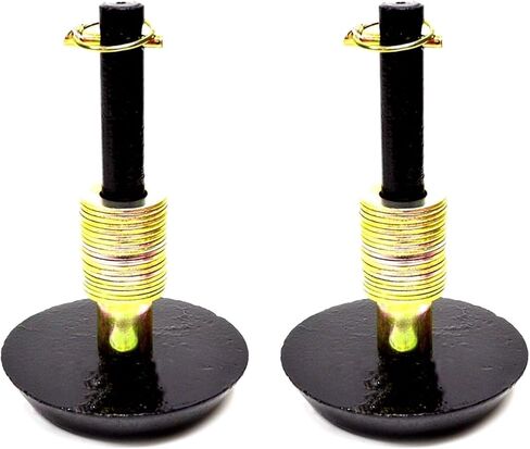 Snow Plow Shoes (1) Pair Fits Western Fisher Curtiss Blizzard Hiniker 6 3/4"-Full Rod Length Black R49067-2 in Saudi Arabia