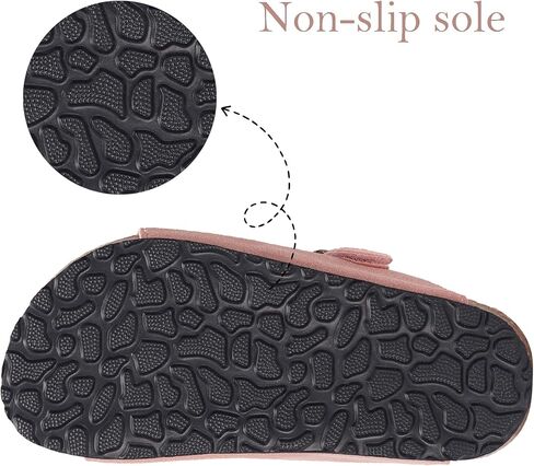 Zuseris Kids Toddler Sandals Boys Girls Cork Footbed Slides مزدوج البليار in Kuwait