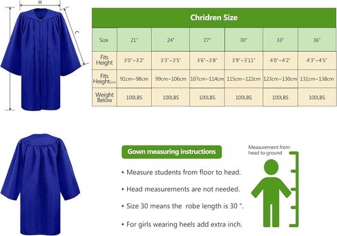 Syhood 4 Pcs 2025 Unisex Kindergarten Graduation Matte Gown Cap Tassel Stole Set 2025 Charm for Graduate in Saudi Arabia