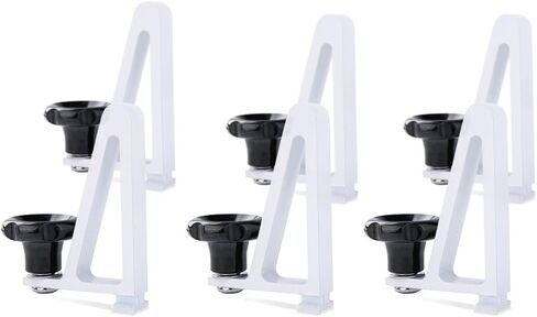 AA-Racks Aluminum Van Roof Ladder Rack and Truck Ladder Rack Ladder Stopper Set of 6 - Black in Saudi Arabia