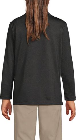 Lands' End School Uniform Girls Long Sleeve Feminine Fit Rapid Dry Polo Shirt in Saudi Arabia
