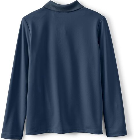 Lands' End School Uniform Girls Long Sleeve Feminine Fit Rapid Dry Polo Shirt in Kuwait
