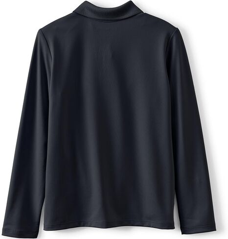 Lands' End School Uniform Girls Long Sleeve Feminine Fit Rapid Dry Polo Shirt in Saudi Arabia