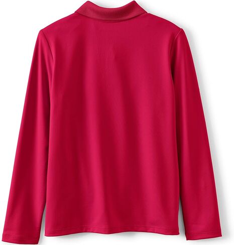 Lands' End School Uniform Girls Long Sleeve Feminine Fit Rapid Dry Polo Shirt in Kuwait