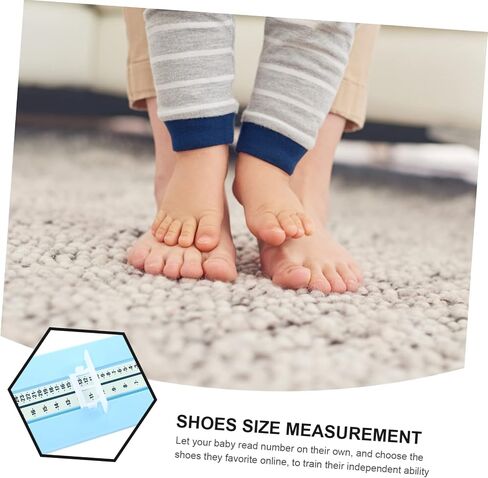 PartyKindom Foot Measuring Tool Accurate Shoes Ruler for Measurement Cartoon Design for Boys for Online Shopping Easy to Read Foot Measurement Device in Saudi Arabia