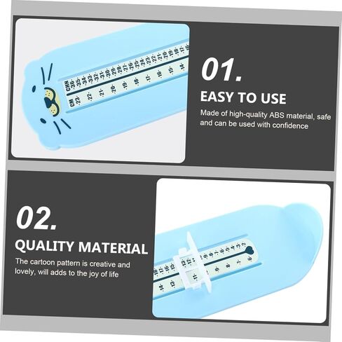 PartyKindom Foot Measuring Tool Accurate Shoes Ruler for Measurement Cartoon Design for Boys for Online Shopping Easy to Read Foot Measurement Device in Saudi Arabia