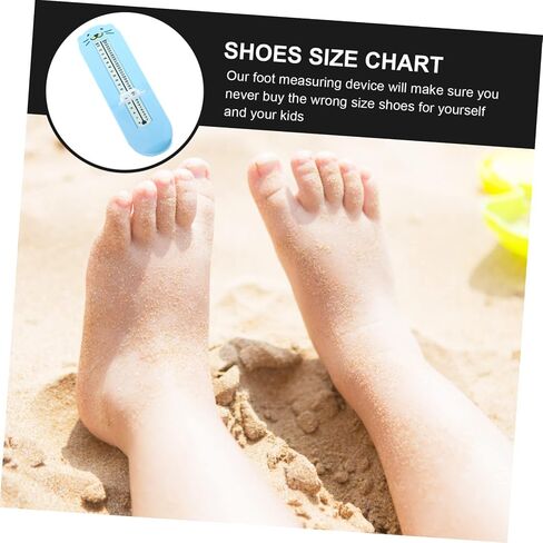 PartyKindom Foot Measuring Tool Accurate Shoes Ruler for Measurement Cartoon Design for Boys for Online Shopping Easy to Read Foot Measurement Device in Saudi Arabia