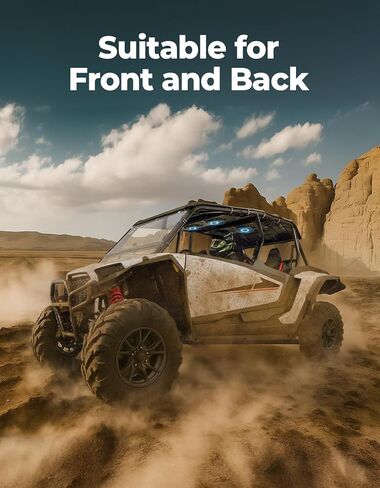 مروحة Kemimoto UTV ، معجبة كبيرة 8 بوصة تبريد الكابينة في الهواء الطلق في الهواء الطلق ، قبة مدمجة من الألومنيوم الصلب المكيف SXS SXS SXS ، متوافق مع Polaris RZR 2024+ ، Ranger ، Can-Am Defender in Kuwait