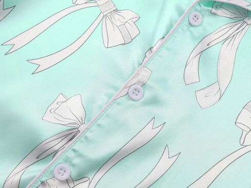 Tebbis Satin Pajamas for Girls-Cute Pink Silky Short-Sleeved Set with Adorable Puppy Prints Size 6/7-16 in Saudi Arabia