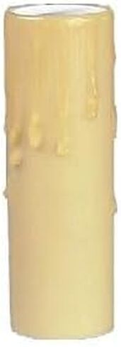 B&P Lamp® 6" Ht., Gold Beeswax Candle Cover, Standard Base in Saudi Arabia