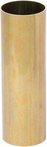 B&P Lamp® 4 Inch Height E26 Standard Base Modern Solid Brass Candle Cover Sleeve, Unfinished Brass in Saudi Arabia
