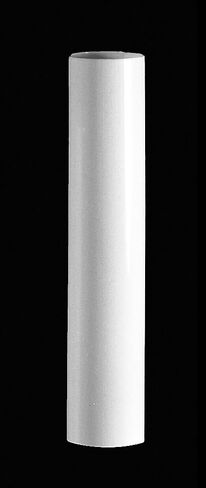 B&P Lamp® 8" Ht., White Plastic Candle Cover, Candelabra Base in Saudi Arabia