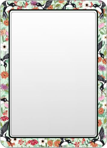 Locker Mirror Magnetic for School and Office, with Strong and 100% Magnetic Mirror for Locker, Magnetic Locker Mirror with Colorful Design, 1 Pack, Absolutely Reliable Locker Accessories in Saudi Arabia