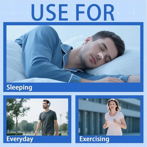 50ct Nasal Strips for Snoring Clear Nose Strips for Breathing & Sleeping Extra Strength Drug-Free Snore Strips to Relieve Nasal Congestion (Clear-50ct) in Kuwait