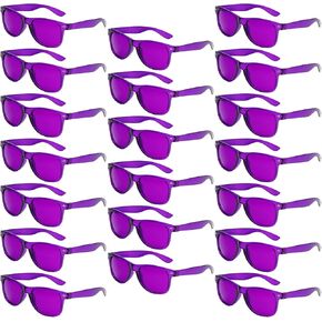 حزمة من Neon Color Gulkses Bulk للنساء الرجال الرخيصة الرخيصة صافية نظارة شمسية للحفلة in Kuwait