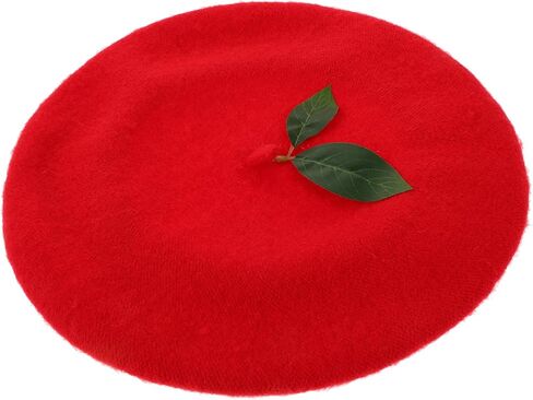 Performing Beret Hat for Women Stylish Fruit Design Knitted Beanie Cap for Parties Performances and Travel Eye Catching Strawberry Hat for Any Occasion in Saudi Arabia