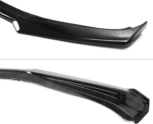 Ikon Motorsports ، شفة الوفير الأمامية متوافقة مع 2016-2024 Chevy Camaro ، 1LE لمعان الهواء السوداء سد الذقن سد الجسد underbody spoilter splitter abs in Kuwait