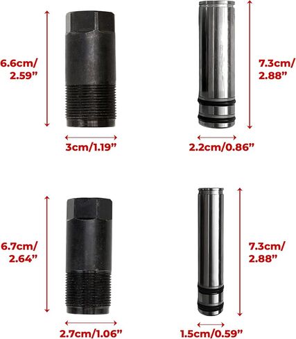 Floor Jack Replacement Parts Low Side Bigger & Smaller Pump Piston Plunger Kit, for 3 Ton Hydraulic with Dual Pump, Fit for Pittsburgh for Torin Big Red for Harbor Freight for Daytona for Arcan Engine in Saudi Arabia