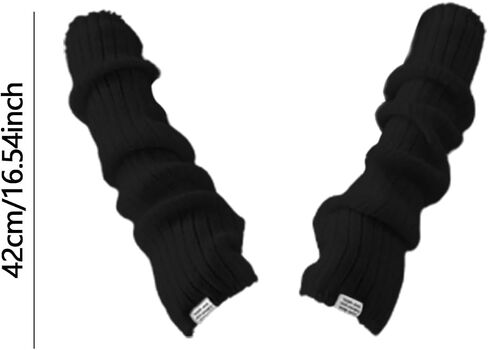 Arm Warmers Fashion Arm Sleeves Thumb Hole Wrist Warmer Long Fingerless Gloves in Saudi Arabia