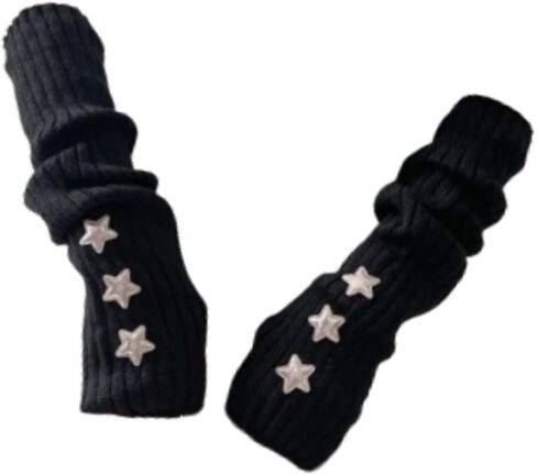 Arm Warmers Fashion Arm Sleeves Thumb Hole Wrist Warmer Long Fingerless Gloves in Saudi Arabia