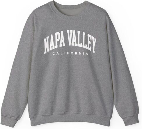 Napa Valley California Adult Unisex Crewneck Sweatshirt in Saudi Arabia
