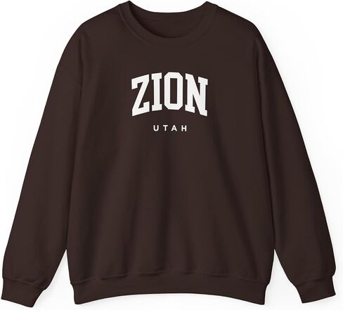Zion Utah Adult Unisex Crewneck Sweatshirt in Saudi Arabia