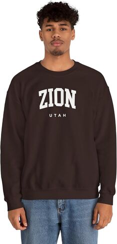 Zion Utah Adult Unisex Crewneck Sweatshirt in Saudi Arabia