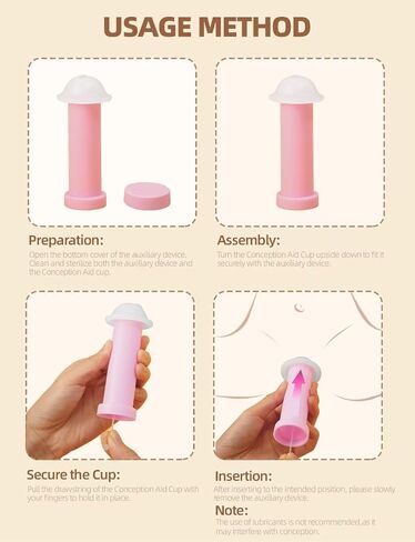 Mojobox Conception Aid Cup Auxiliary Device Helps The Conception Aid Cup Reach The Right Position（Not Included Conception Cup） in Kuwait
