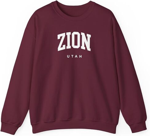 Zion Utah Adult Unisex Crewneck Sweatshirt in Saudi Arabia
